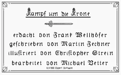 Kampf Um Die Krone box art