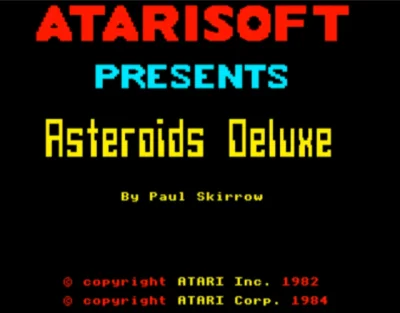 Asteroids Deluxe box art
