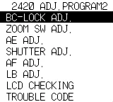 Minolta 2440 Adj. Program box art