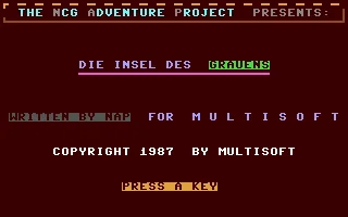 Insel Des Grauens, Die box art