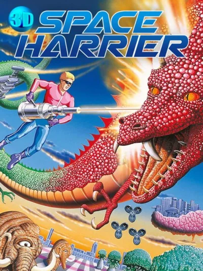 3D Space Harrier box art