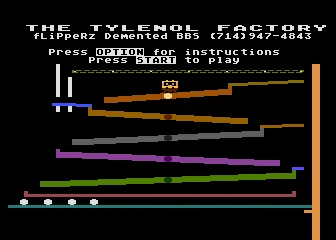 The Tylenol Factory box art