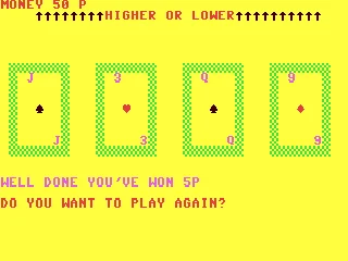 Higher Or Lower box art