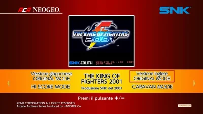Aca Neogeo The King Of Fighters 2001 box art