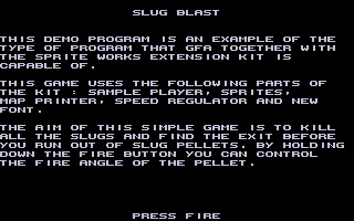 Slug Blast box art