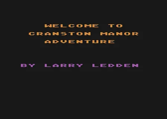 Cranston Manor Adventure box art