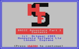 BASIC Adventures in Space : Part 1 - The Alien Planet box art
