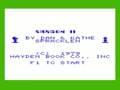 Sargon II Chess box art