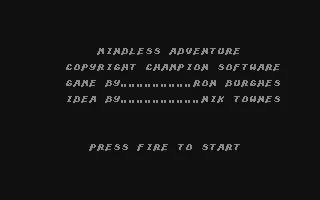 Mindless Adventure box art