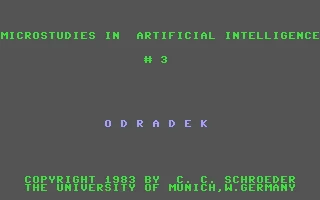 Odradek : Microstudies in Artificial Intelligence #3 box art