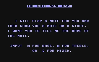 The Note Name Game box art