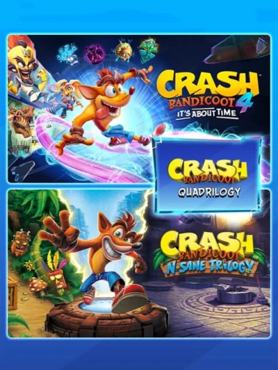 Crash Bandicoot: Quadrilogy Bundle box art