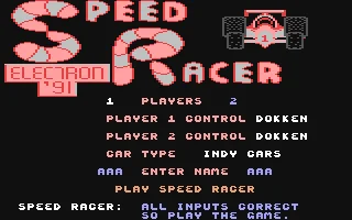 Speed Racer II box art