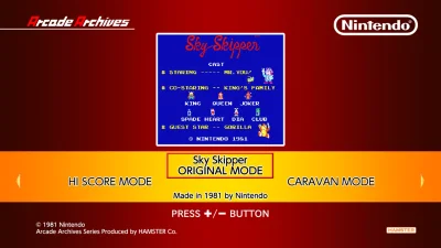 Arcade Archives Sky Skipper box art