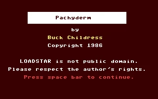 Pachyderm Panic box art