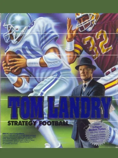 Tom Landry Strategy Football box art