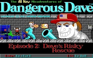 Dangerous Dave's Risky Rescue box art