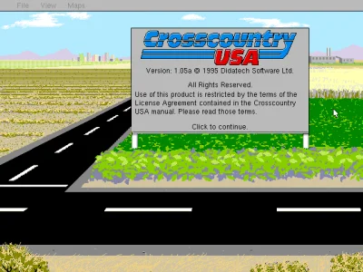 Crosscountry Usa box art
