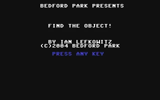 Find the Object! box art