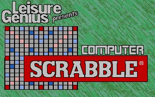 Computer Scrabble De Luxe box art