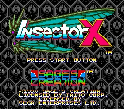 Insector X box art