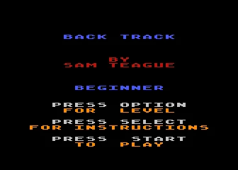 Back Track box art