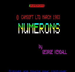 Numerons box art