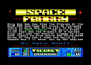 Space Froggy box art