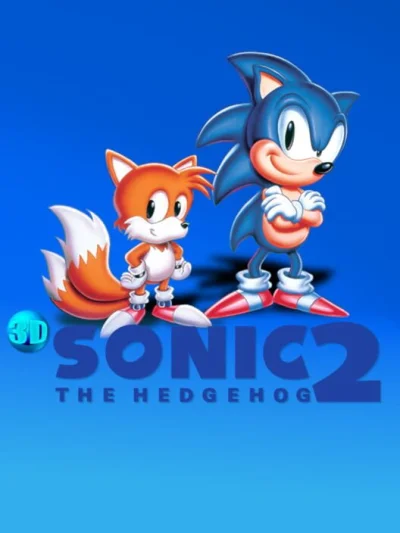 3D Sonic the Hedgehog 2 box art