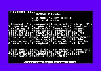 Rouge Midget box art