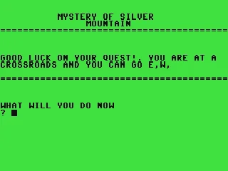 The Mystery of Silver Mountain box art