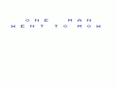 One Man box art