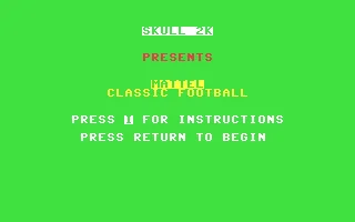 Mattel Classic Football box art