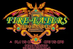 Fire Eaters - Zero Bandits box art