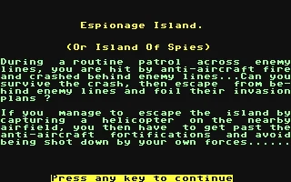 Espionage Island - Island Of Spies box art