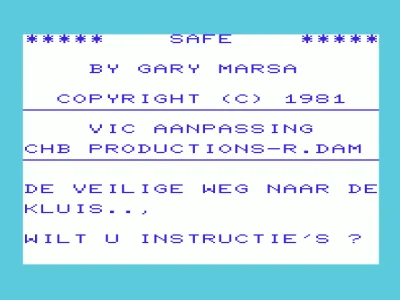 Safe box art