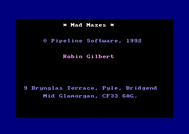 Mad Mazes box art