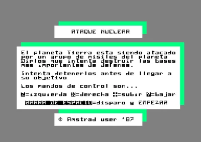Ataque Nuclear box art