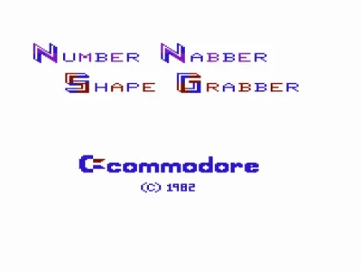 Number Nabber, Shape Grabber box art