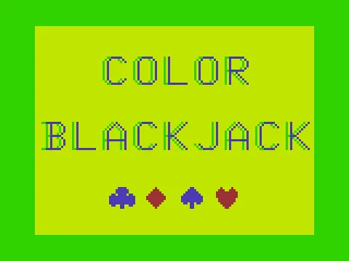 Color Blackjack box art
