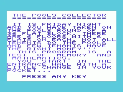 The Pools Collector box art
