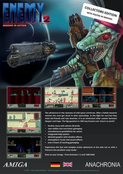 Enemy 2: Missing in Action box art