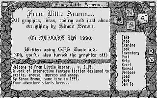 From Little Acorns box art