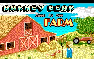 Barney Bear Goes To The Farm box art