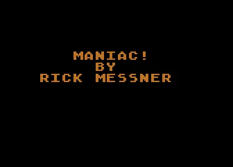 Maniac! box art