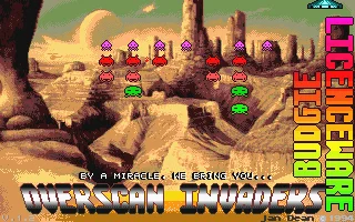 Overscan Invaders box art