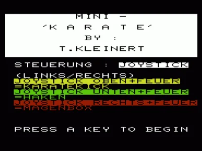Mini Karate box art