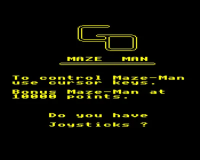 Maze Man box art