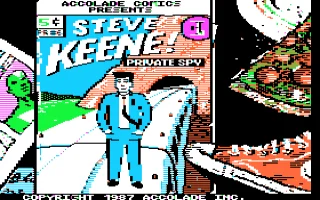 Steve Keene! Private Spy box art