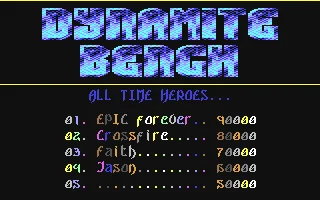 Dynamite Bench box art
